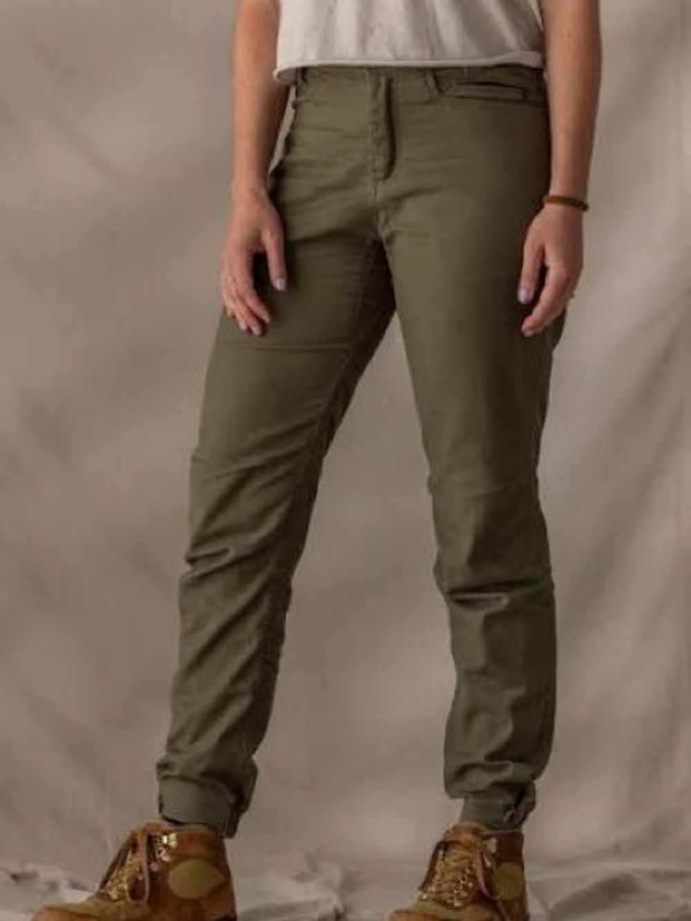 Women's Olive Green Work Flex pants 18/30L